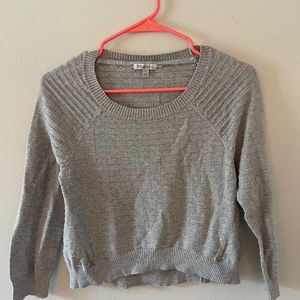 Toad&Co Summery Cropped Pullover (gray) Size S